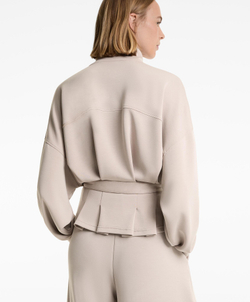 Oysho Мягкая куртка с поясом, темно-серый