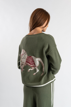 Костюм с принтом