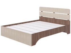 Кровать Джулия, спальное место 160х200, без основания Яс.тёмн/яс.свет