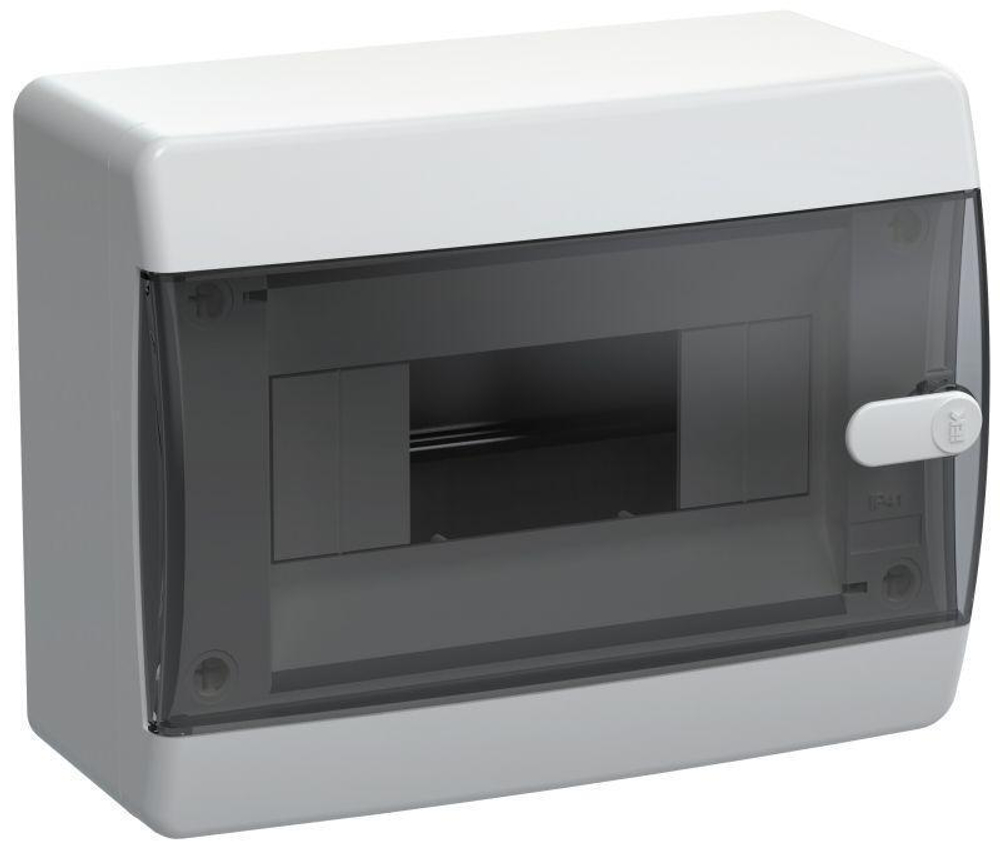 Щит пласт.. ЩРН-П-8 IP41 черн. пр. дв. IEK UNION Compact