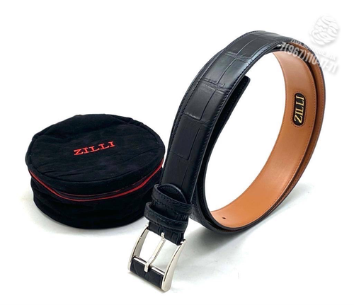 Ремень Zilli из кожи крокодила