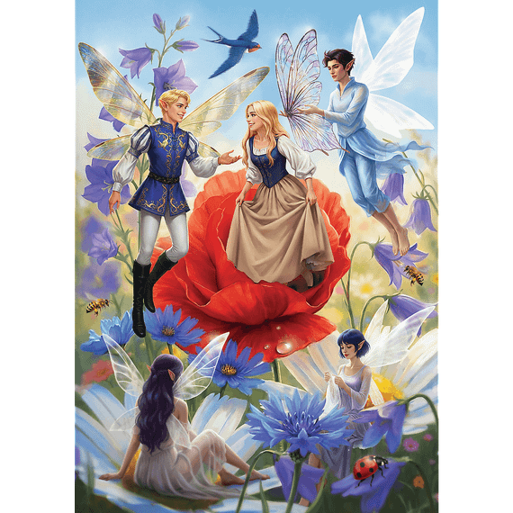Pazl \ Puzzle \ Пазлы Puzzles - "500 Premium Plus" - Enchanted Fairy Tales: Thumbelina