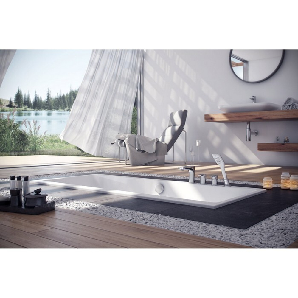 Акриловая ванна Excellent Pryzmat Slim 160x75 WAEX.PRY16WHS