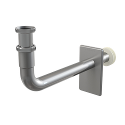 Металлическое колено A438  DN32 с накидной гайкой 5/4"