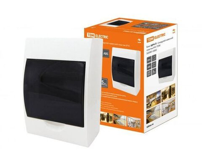 Бокс ЩРН-П-6 модулей навесной пластик IP41 TDM SQ0901-0002