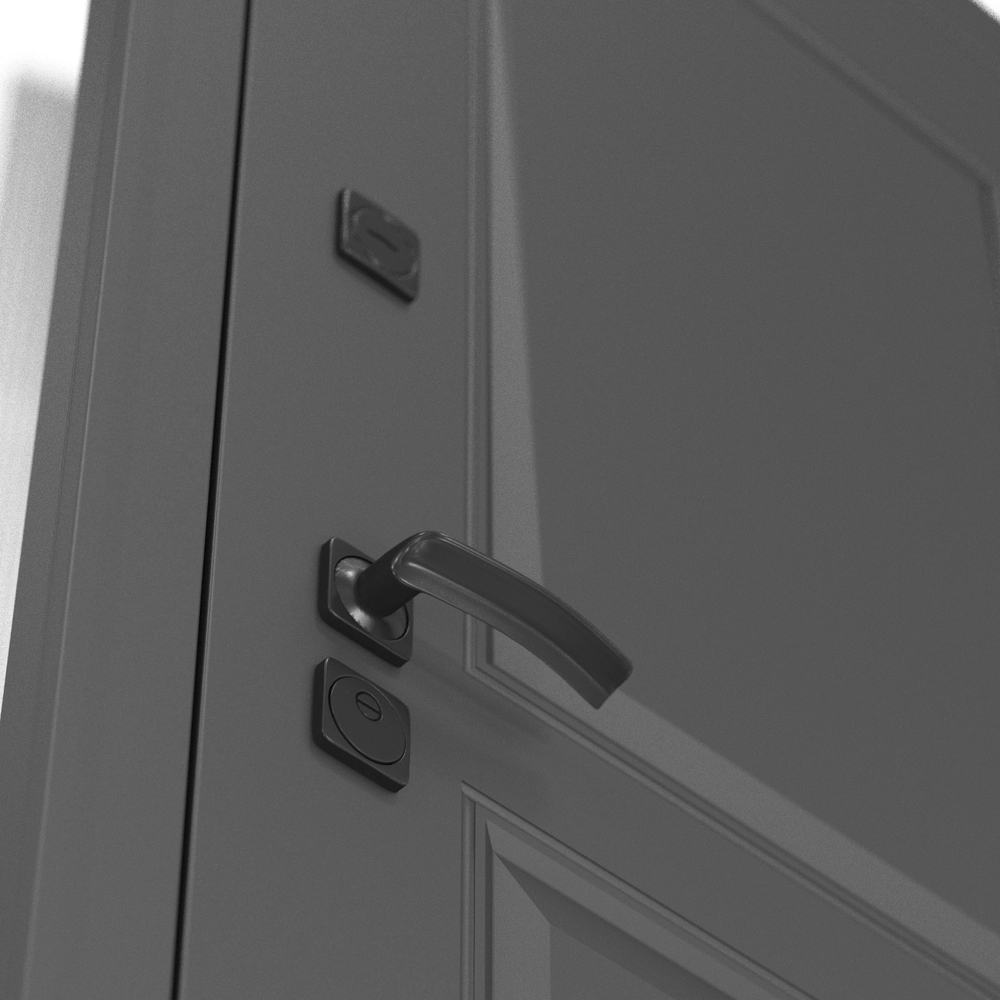 Дверь Входная Металлическая Лабиринт ОРЛЕАН 13 Белый софт