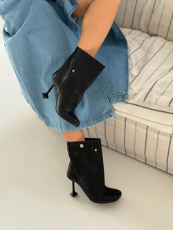 Ботильоны из натуральной кожи