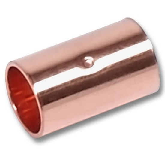 Муфта Sanha 15 мм равнопроходная медная (5270 медные фитинги под пайку) арт. 1527015