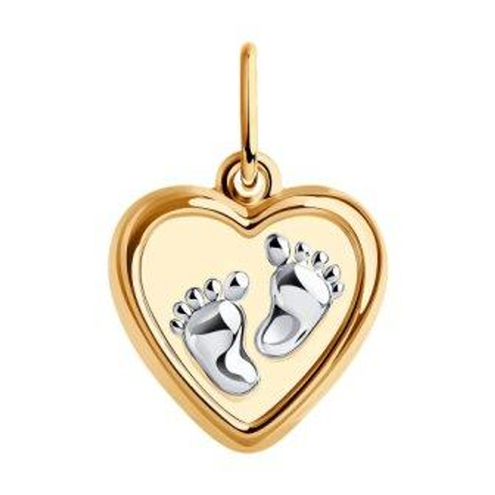 Подвеска Пяточки из золота