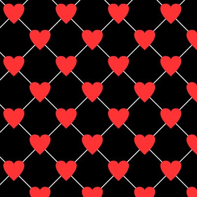 Hearts seamless pattern.