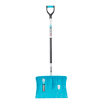 Лопата-скрепер для уборки снега, полипропилен, 460х320х1300 мм, алюминиевый черенок, ПВХ, LUXE Palisad