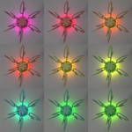 Citilux SALMA SMART CL224A162 RGB LED Умная люстра Золото