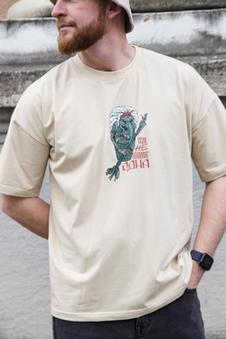 Футболка HOOK "Яга" Бежевый