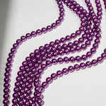 Хрустальный жемчуг, оттенок "Ultraviolet", шар 8мм, улучшенное покрытие