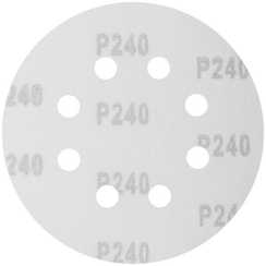 Круги шлифовальные 5 шт., 125 мм, Р240, 8 отверстий FIT IT 39669