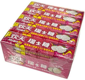 Жевательная конфета HuanFu со вкусом клубники 35г