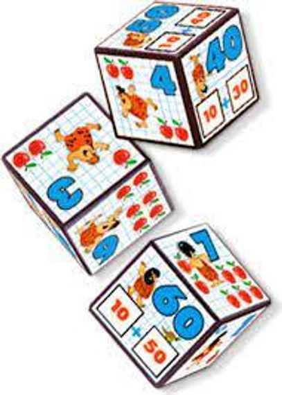 Кубики 12 штук математика