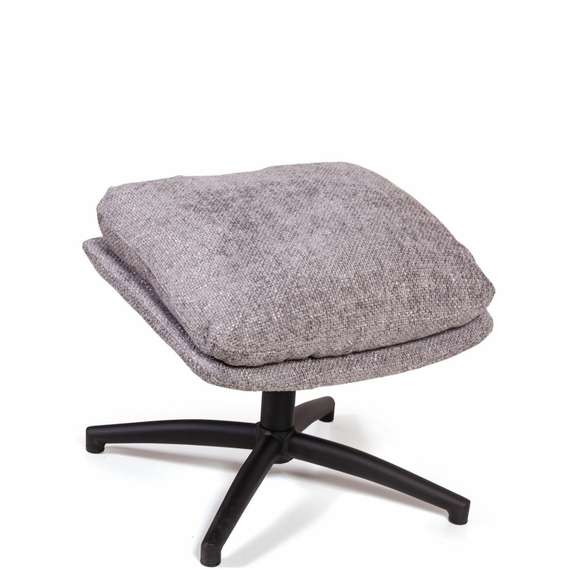 Кресло-качалка с оттоманкой Magnus, серое