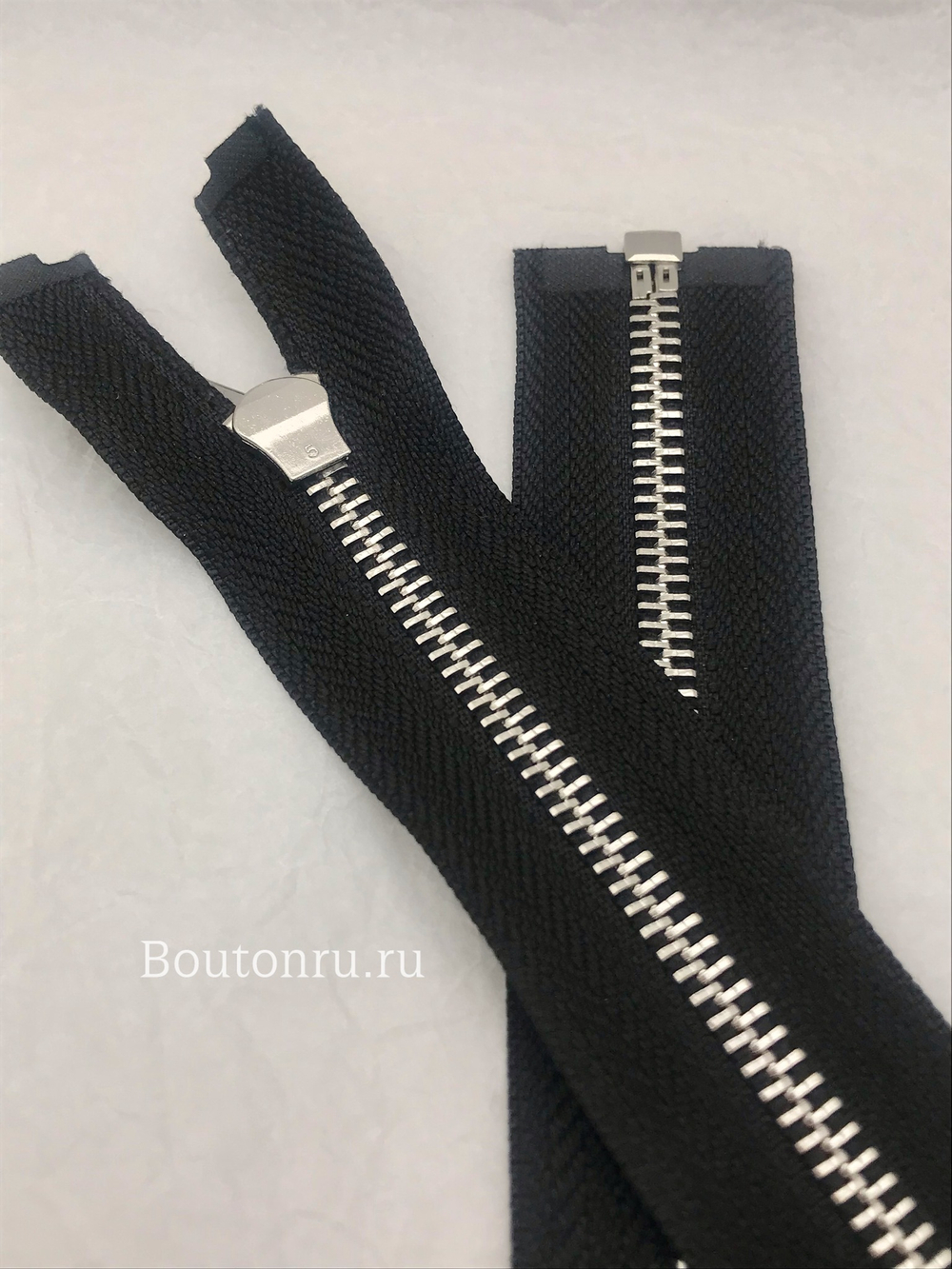 Молния Черная Серебро Разъемная