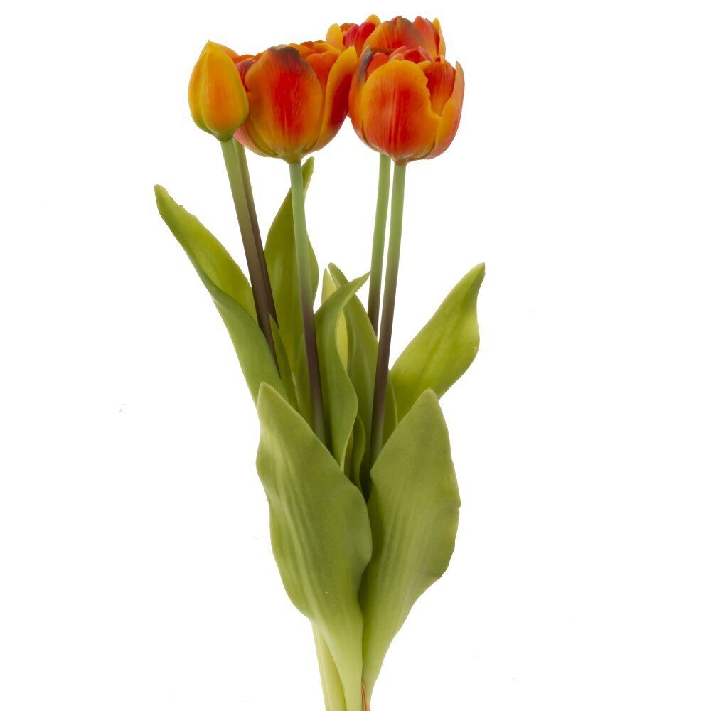 GAEM Цветы искусственные "Букет Тюльпанов" (Real Touch), L12 W12 H37 см