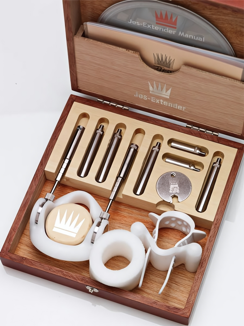 Устройство для увеличения пениса Jes-Extender Original (Цвет: серебристый)