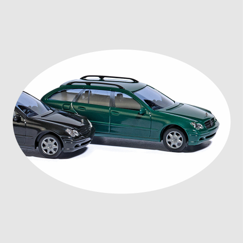Автомобиль Mercedes-Benz C-Klasse, универсал, зеленый (H0, 1:87)