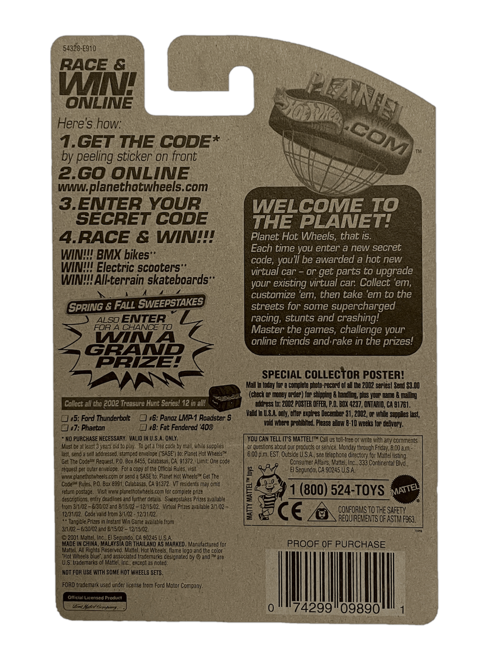 Hot Wheels Treasure Hunt Fat Fendered (2002)