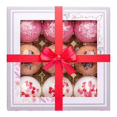 Набор из 9 бурлящих шаров для ванн Candy bath bar «La boite des bonbons»