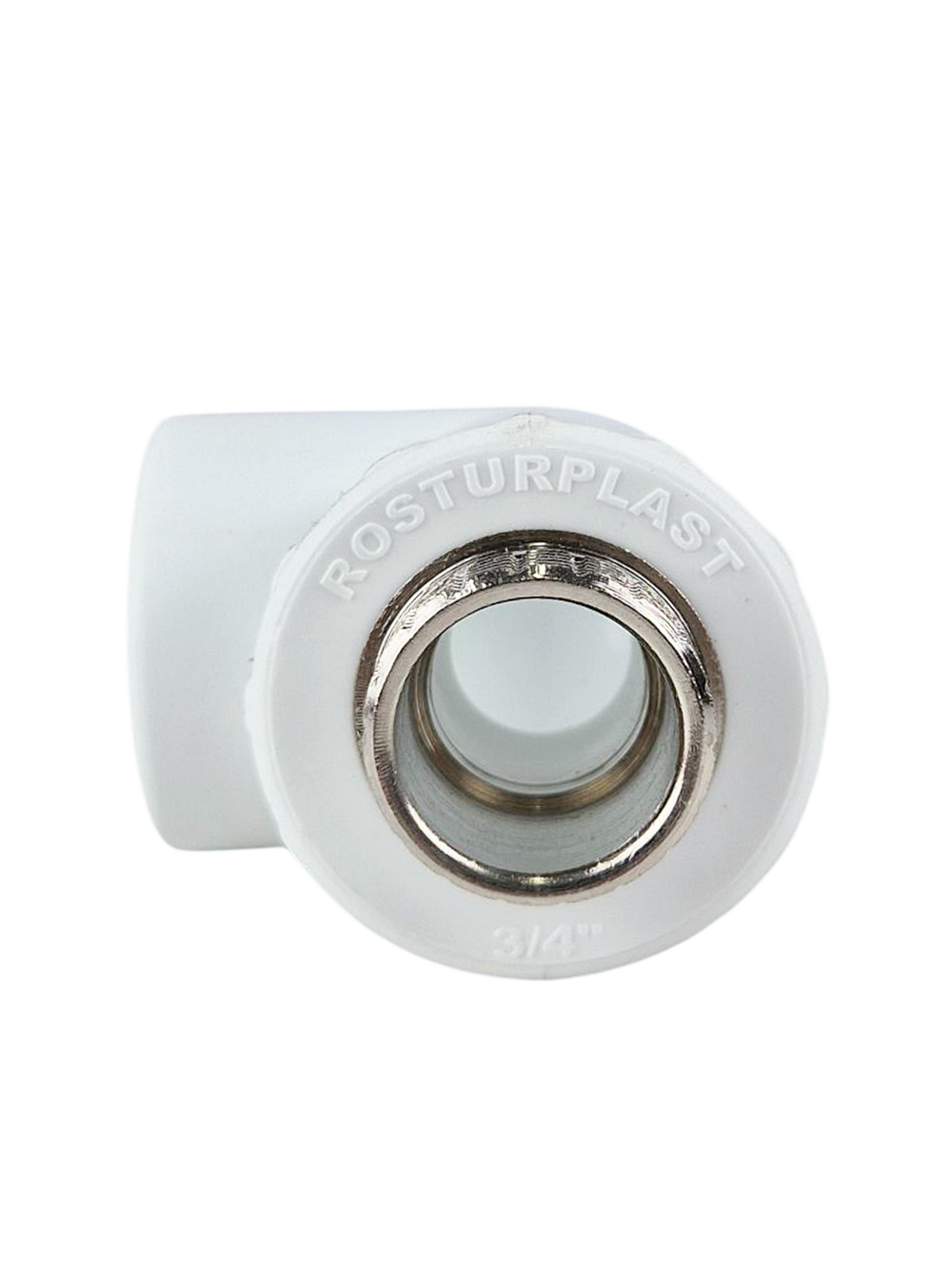 Угольник комбинированный PPR наружная резьба 32х 3/4,  белый, РТП (45/15)