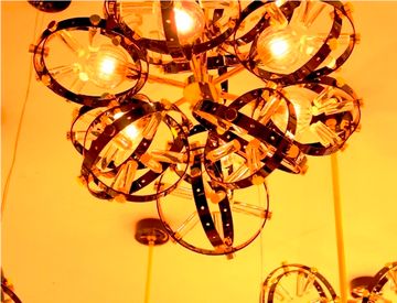 replica Baroncelli Flexus 8 heads chandelier