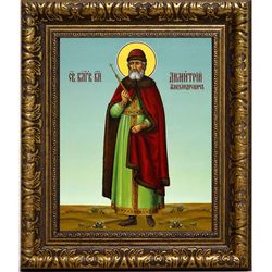 Димитрий Александрович Переяславский, Владимирский благоверный князь. Икона на холсте.