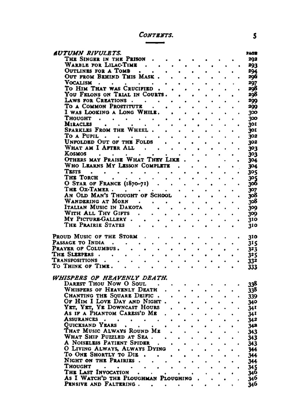 Leaves of Grass | Walt Whitman