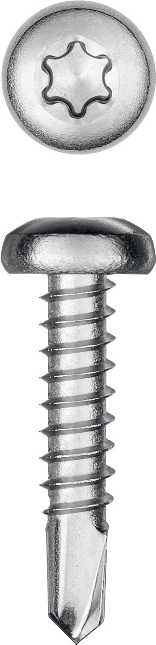 Нержавеющие саморезы DS-P с полукруглой головкой, 19 х 3.5 мм, 800 шт, KRAFTOOL