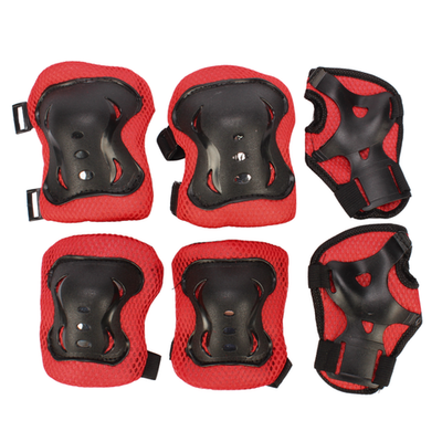 Защита : наколенники+налокотники+на кисти рук, в сетке,цв. синий, с-30824