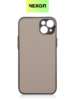 Чехол BROSCORP для Apple iPhone 14 Plus оптом (арт. IP14PLUS-ST-TPU-BLACK-RED)