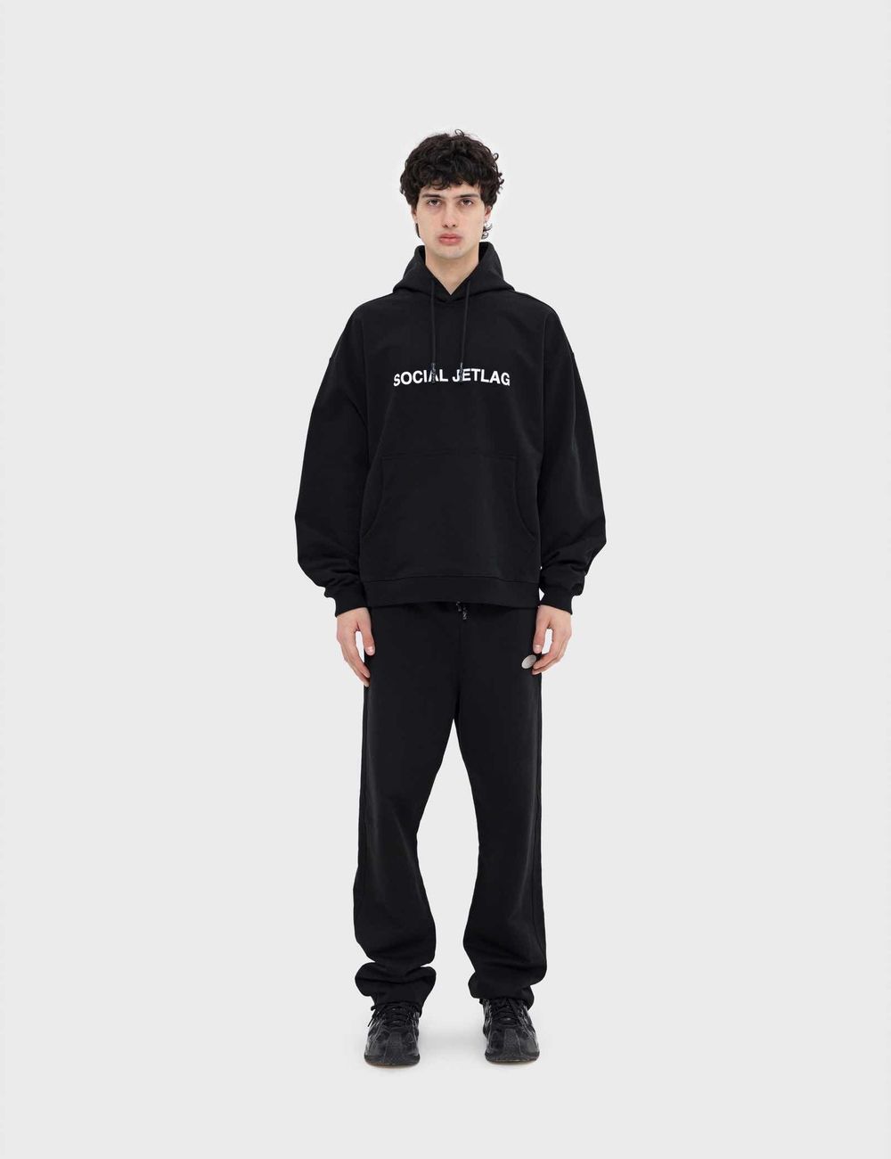 Худи ZNY SOCIAL JETLAG SS22 Черный