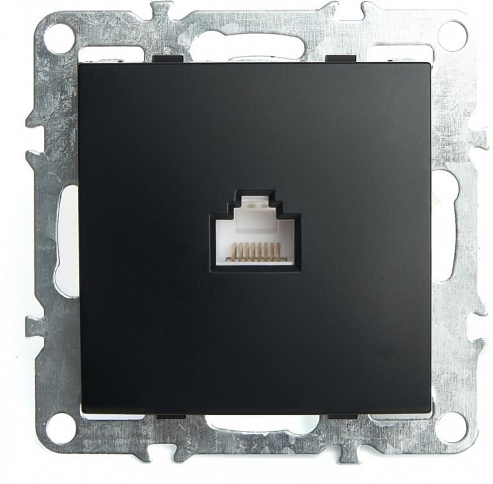 Розетка Ethernet RJ-45 без рамки Stekker Эрна 49151