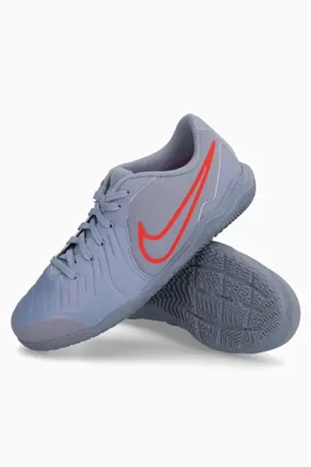 Футзалки Nike Tiempo Legend 10 Academy IC Junior - серый