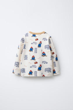 ZARA ПИЖАМА С ПРИНТОМ PADDINGTON ™, ЭКРЮ