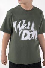 Фуфайка (футболка) для мальчика  Леон-3 Виотекс ХАКИ