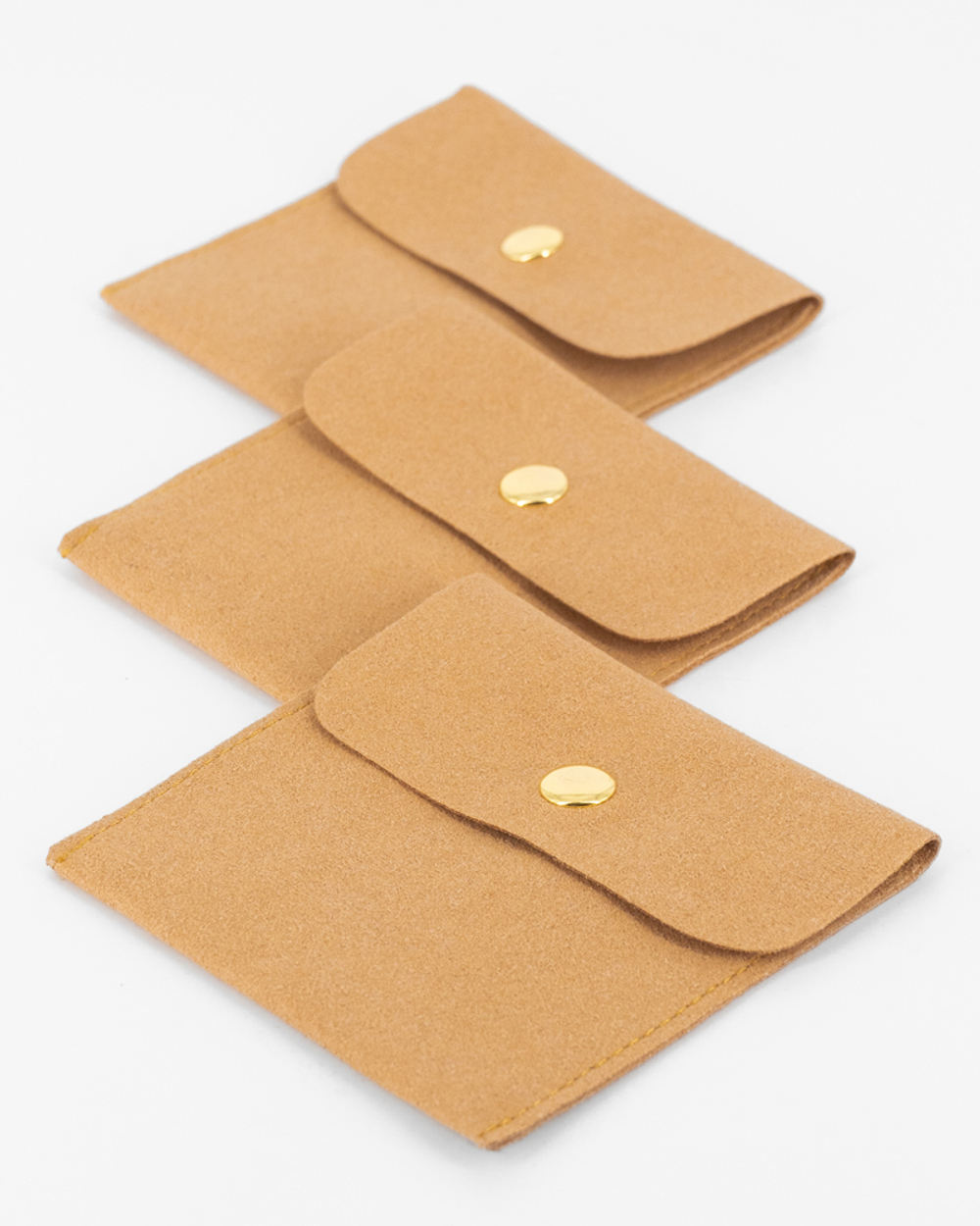 Упаковка аксессуаров мешочек с кнопкой плоский 80×80 мм