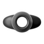 Открытая анальная пробка Anal Fantasy Collection Open Wide Tunnel Plug - 7,2 см. (Цвет: черный)