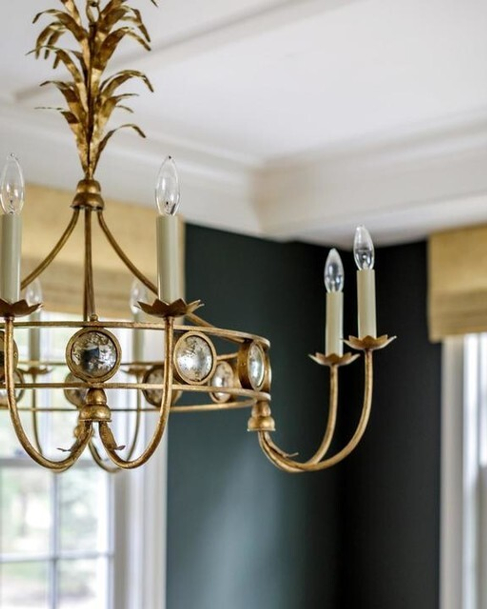 Gramercy Medium Ring Chandelier in Gilded Iron