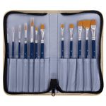 Кисти художественные набор 12 шт. в пенале, синтетика, BRAUBERG ART DEBUT, 201042