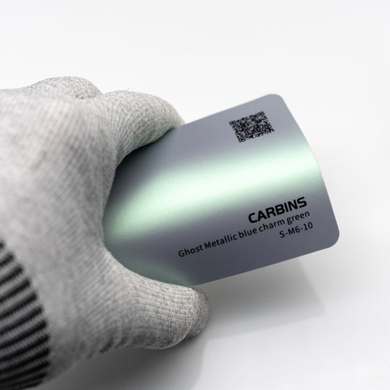 Веер образцов виниловой цветной пленки Carbins