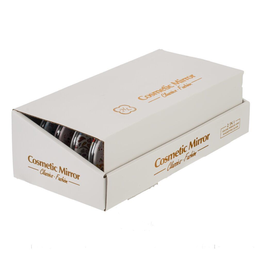 GAEM Зеркало карманное (блок 12шт), L7 W7 H1 см, 4в.