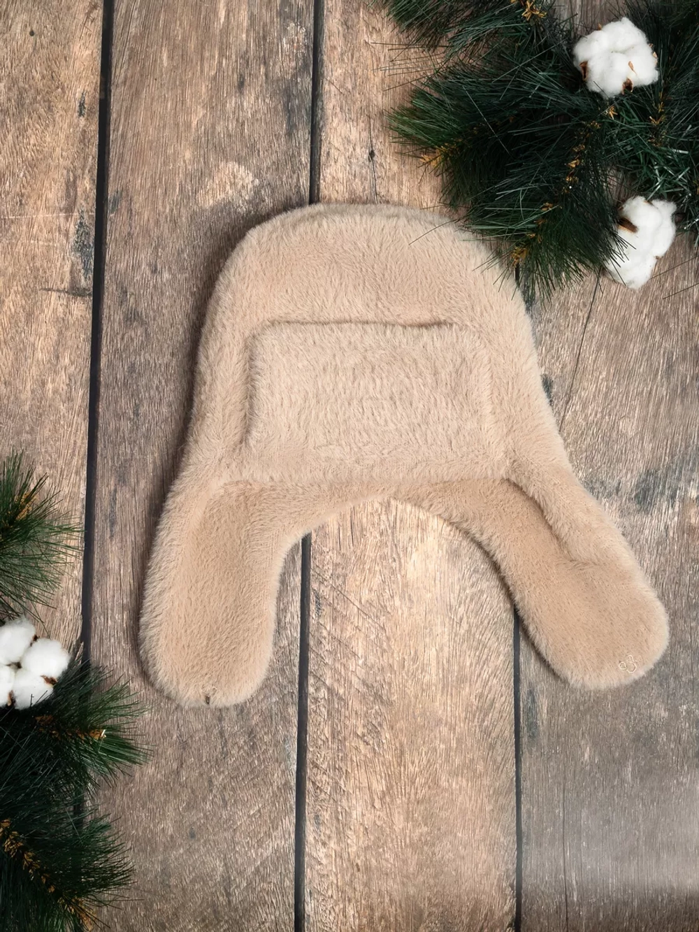 шапка ушанка зимняя пушистая из эко меха