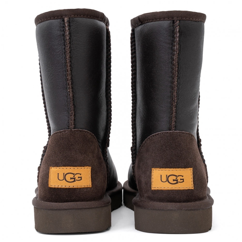 Ugg Classic Short Metallic Chocolate