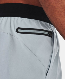 Мужские теннисные шорты Under Armour Men's UA Peak Woven Shorts - harbor blue/black