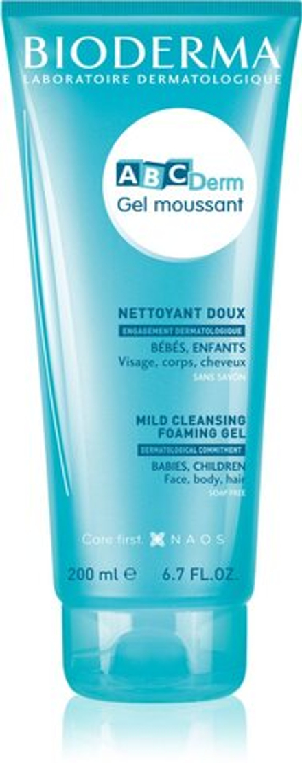 Bioderma ABC Derm Gel Moussant - гель для душа для детей /   200  ml  / GTIN 3401345568694